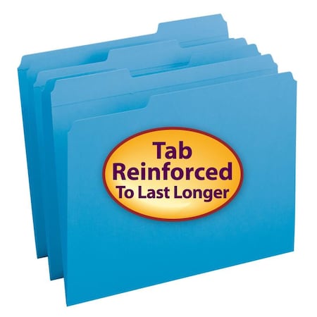 Smead Folder, File, Ltr, 1/3 Ast, Be Pk SMD12034